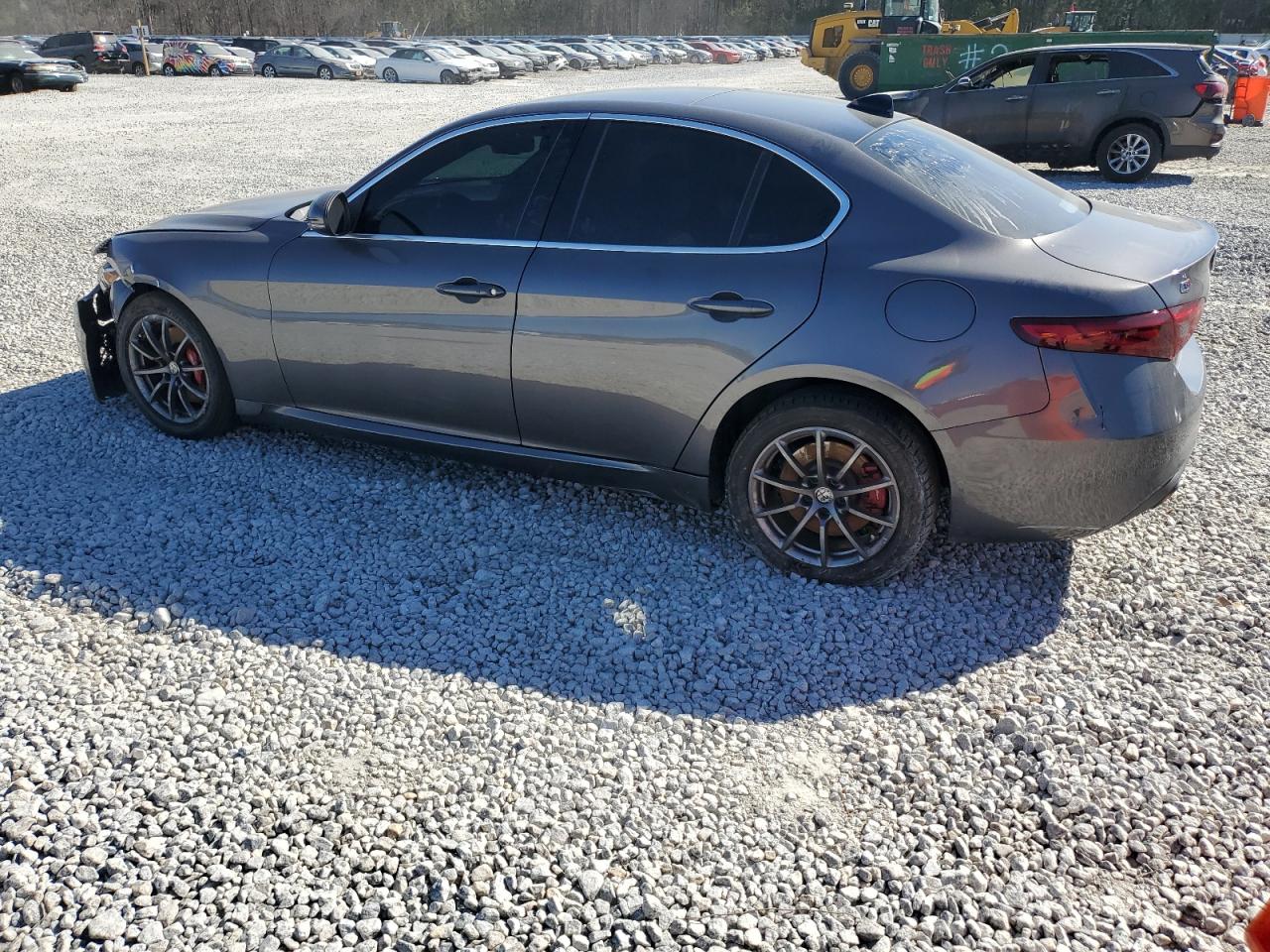2018 Alfa Romeo Giulia VIN ZARFAEDN4J7572553 Copart auction photo, front end / minor dent/scratches damage thumbnail 2