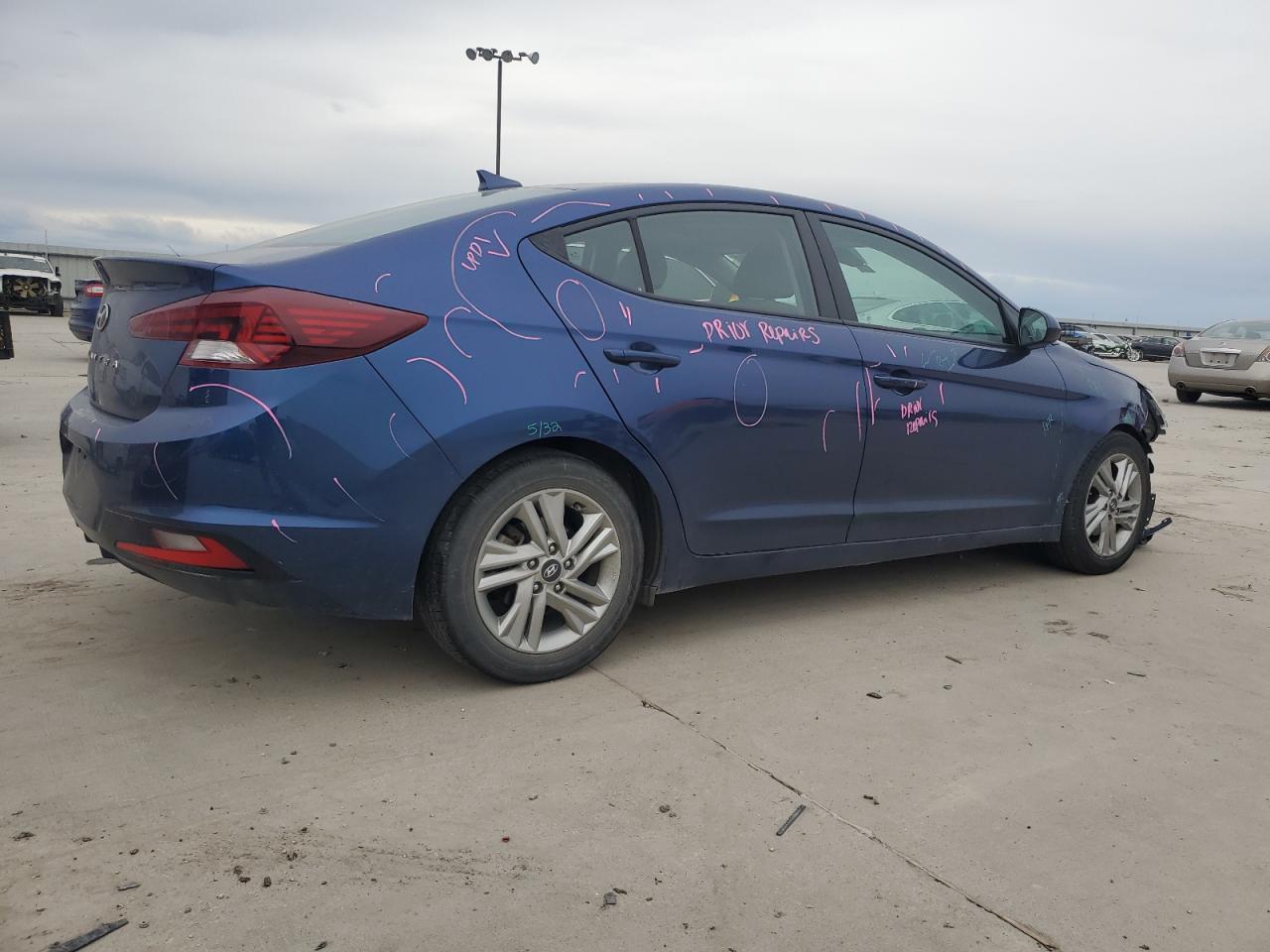 2020 Hyundai Elantra VIN 5NPD84LF1LH594901 Copart auction photo, front end damage thumbnail 3