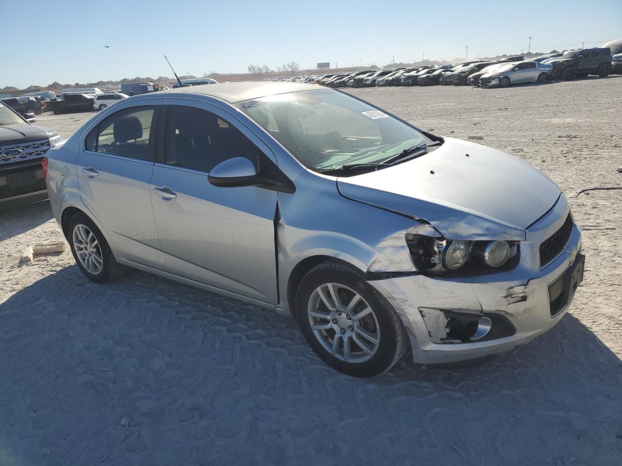 2013 Chevrolet Sonic VIN 1G1JC5SH4D4241272 Copart auction photo, front end damage thumbnail 4
