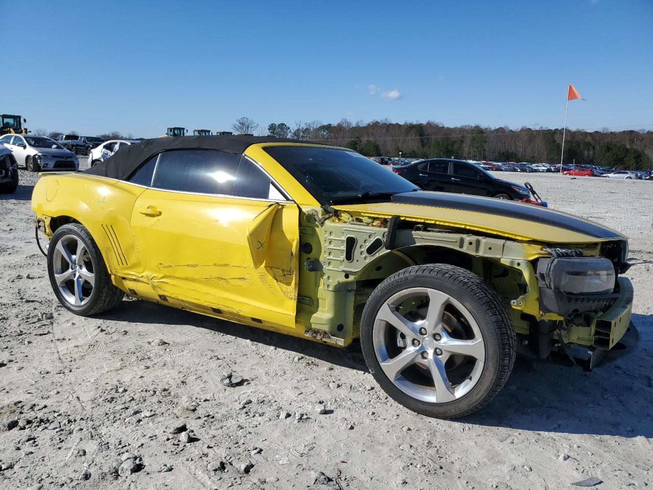 2015 Chevrolet Camaro VIN 2G1FF3D31F9254712 Copart auction photo, all over damage thumbnail 4