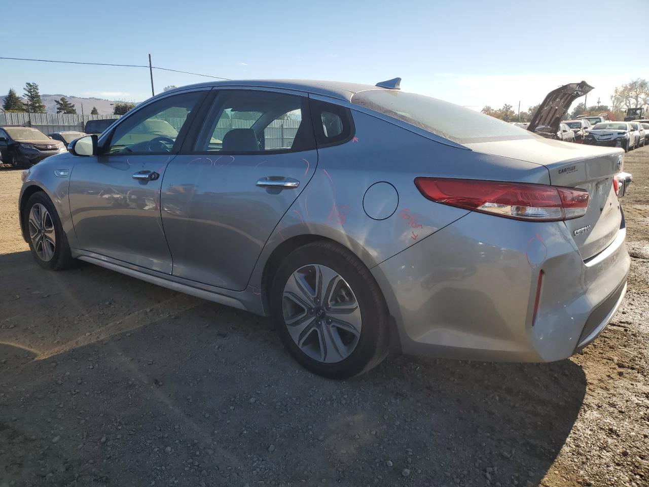 2017 KIA Optima VIN KNAGU4LE9H5015187 Copart auction photo, all over damage thumbnail 2