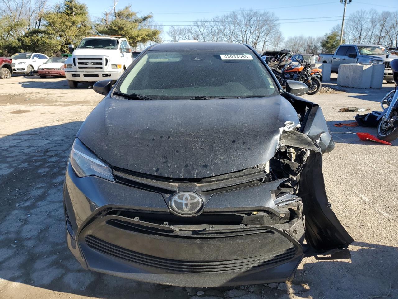 2018 Toyota Corolla VIN 2T1BURHE5JC033911 Copart auction photo, front end / undercarriage damage thumbnail 5