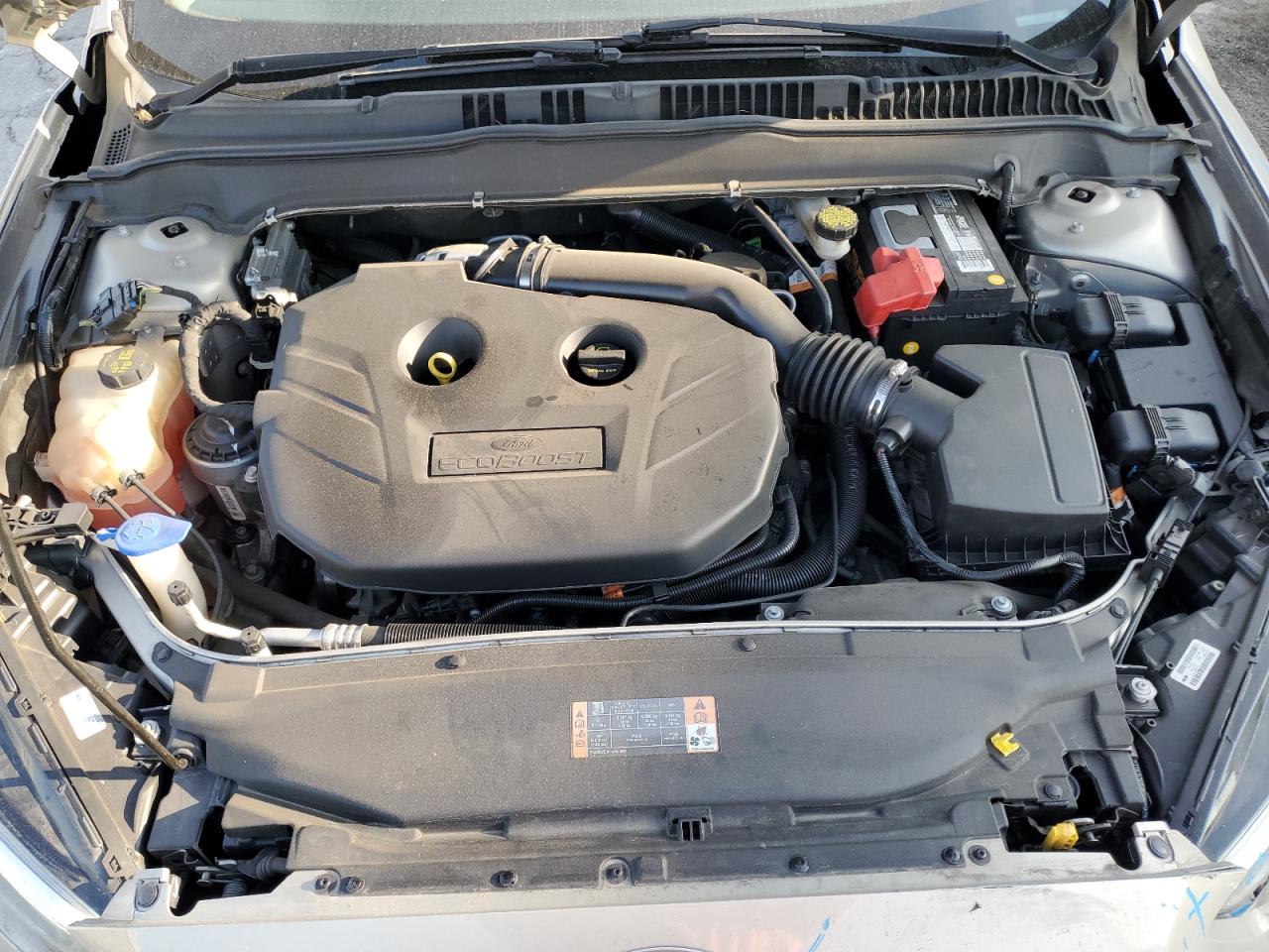 2015 Ford Fusion VIN 3FA6P0H90FR209438 Copart auction photo, front end / side damage thumbnail 13