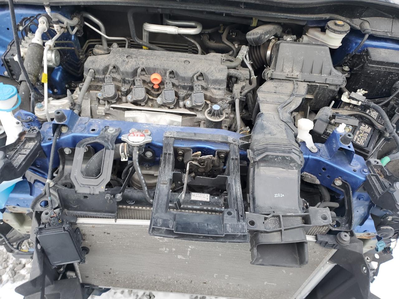 2022 Honda HR-V VIN 3CZRU6H53NM773302 Copart auction photo, front end damage thumbnail 12