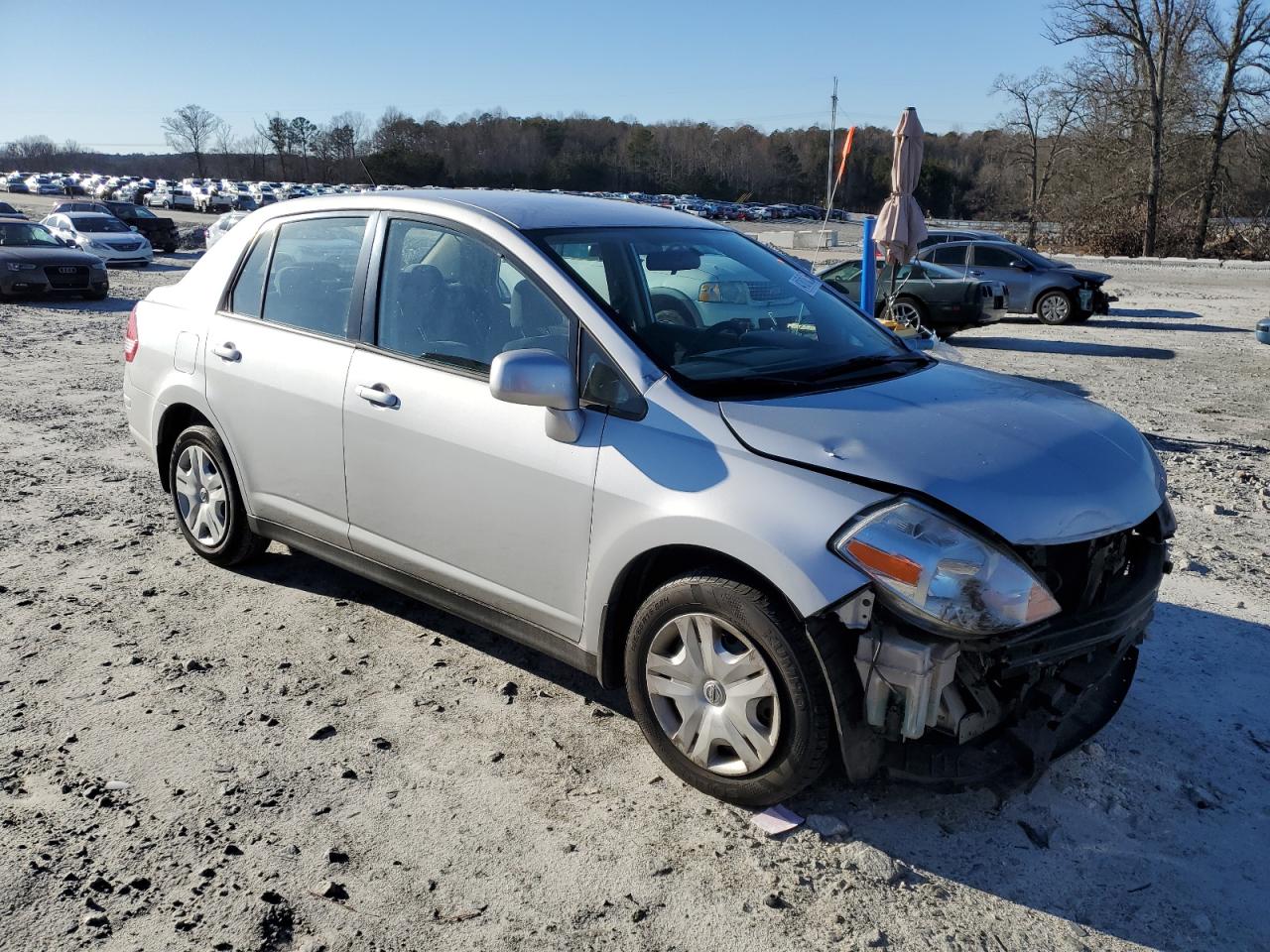 2010 Nissan Versa VIN 3N1BC1AP8AL356091 Copart auction photo, front end damage thumbnail 4