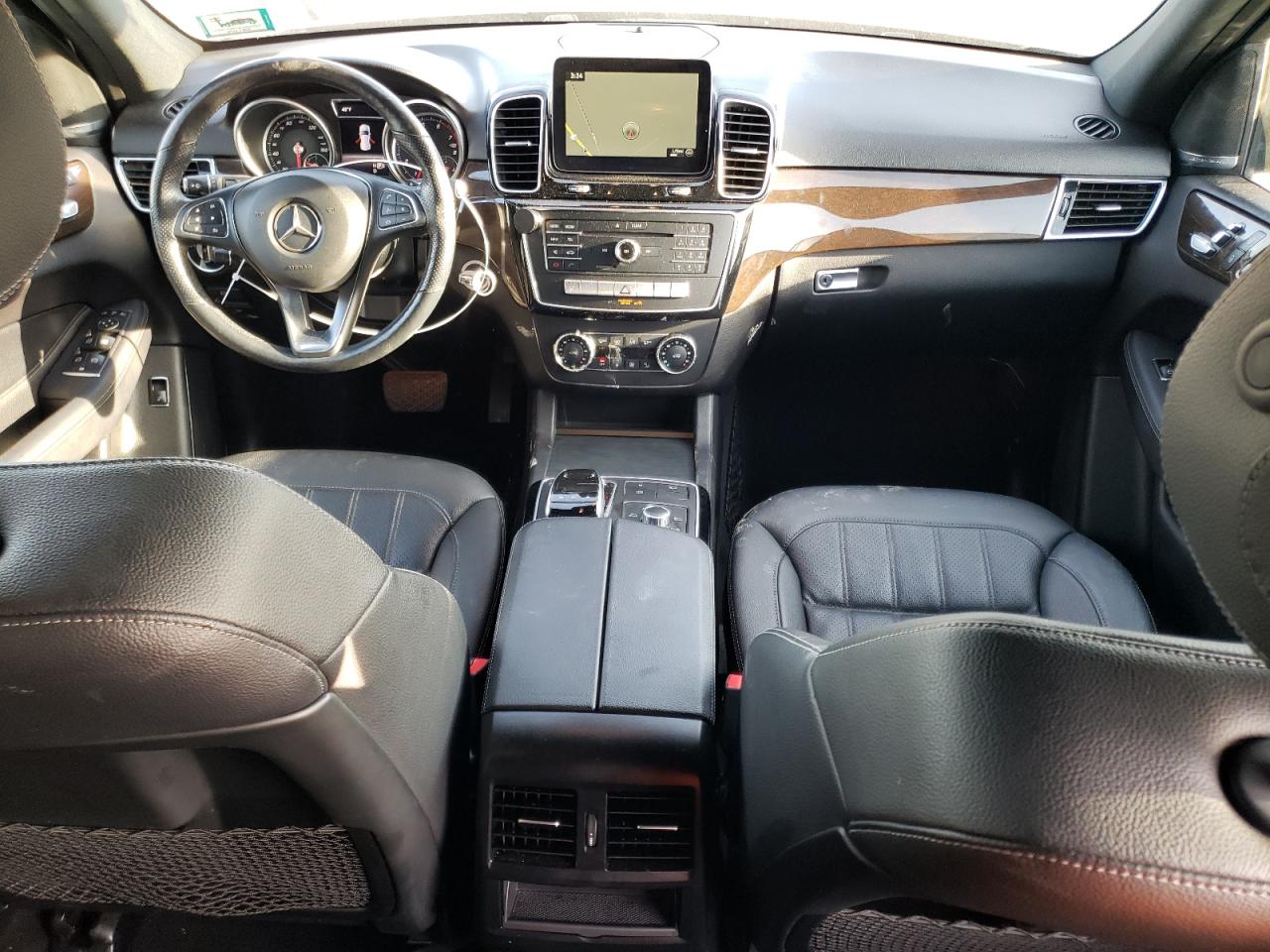 2017 Mercedes-Benz GLE VIN 4JGDA5HB0HA837575 Copart auction photo, side damage thumbnail 8