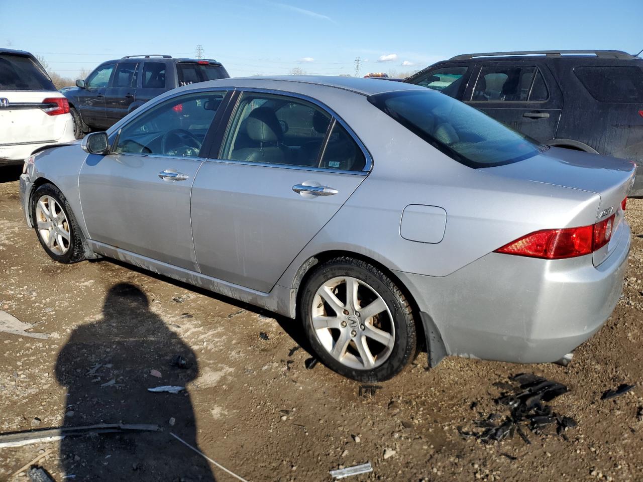 2004 Acura TSX VIN JH4CL96824C027810 Copart auction photo, front end damage thumbnail 2