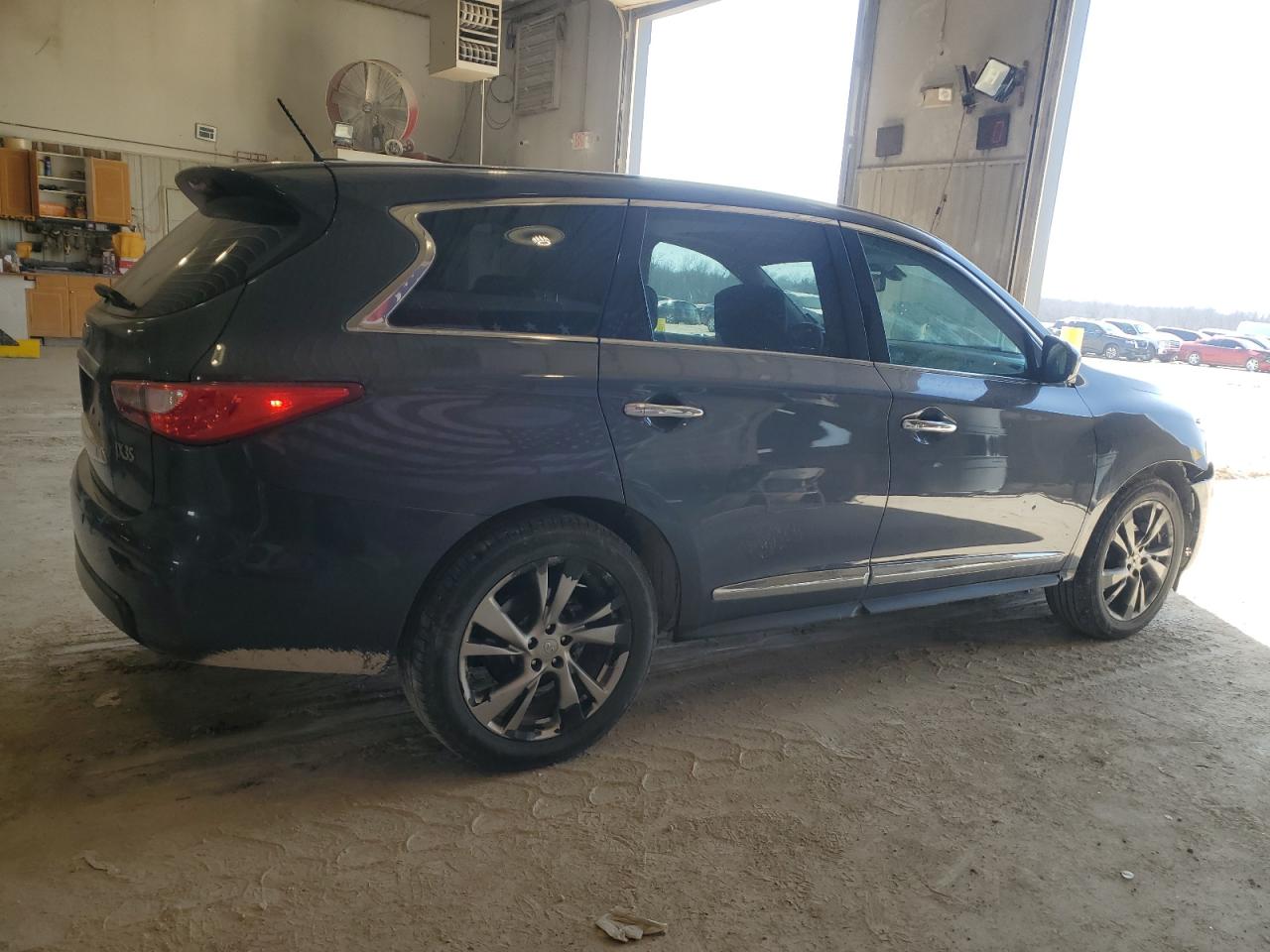 2013 Infiniti JX VIN 5N1AL0MM7DC301244 Copart auction photo, front end damage thumbnail 3