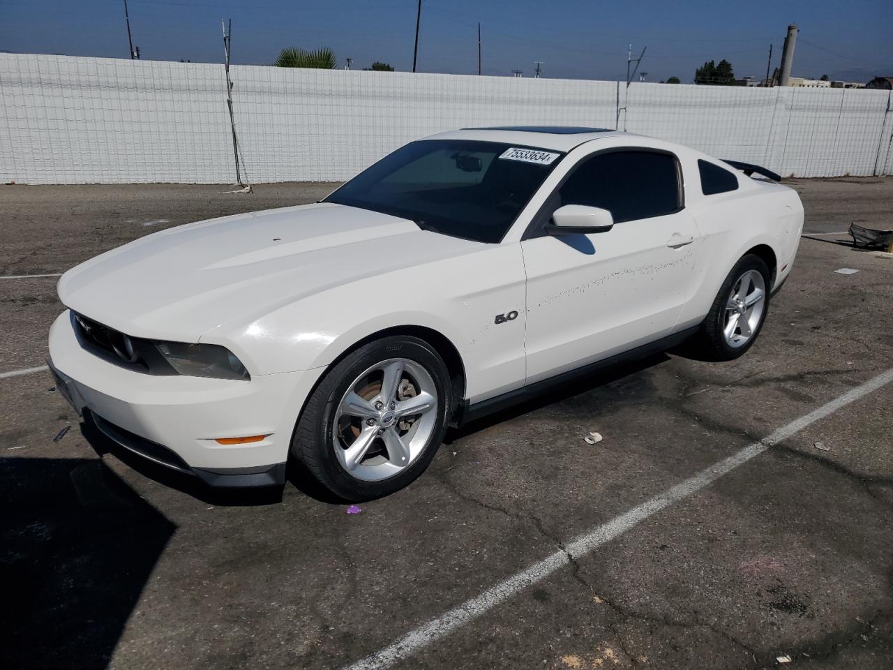 2012 Ford Mustang VIN 1ZVBP8CFXC5214808