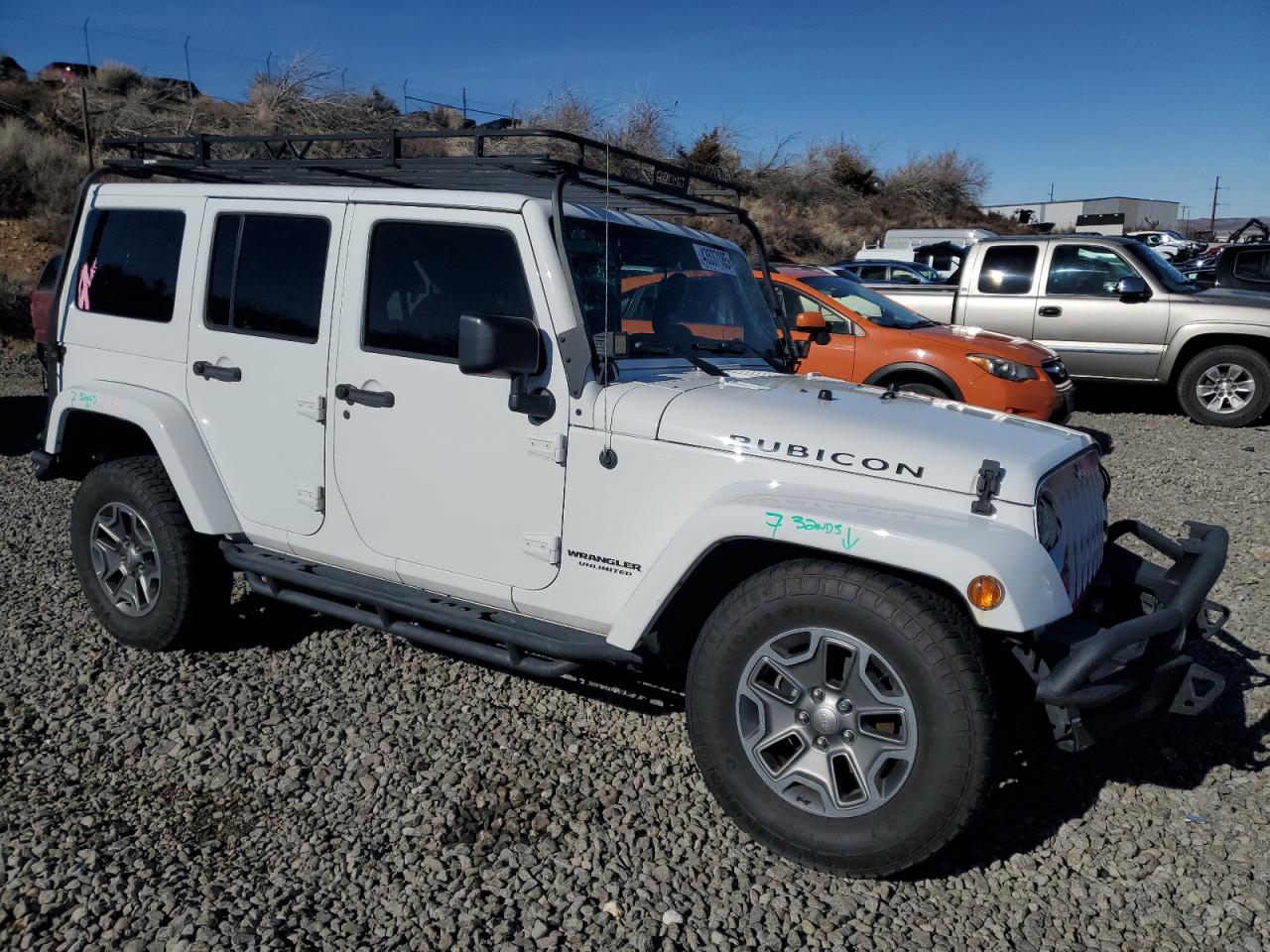 2017 Jeep Wrangler VIN 1C4BJWFG6HL506214 Copart auction photo, all over damage thumbnail 4