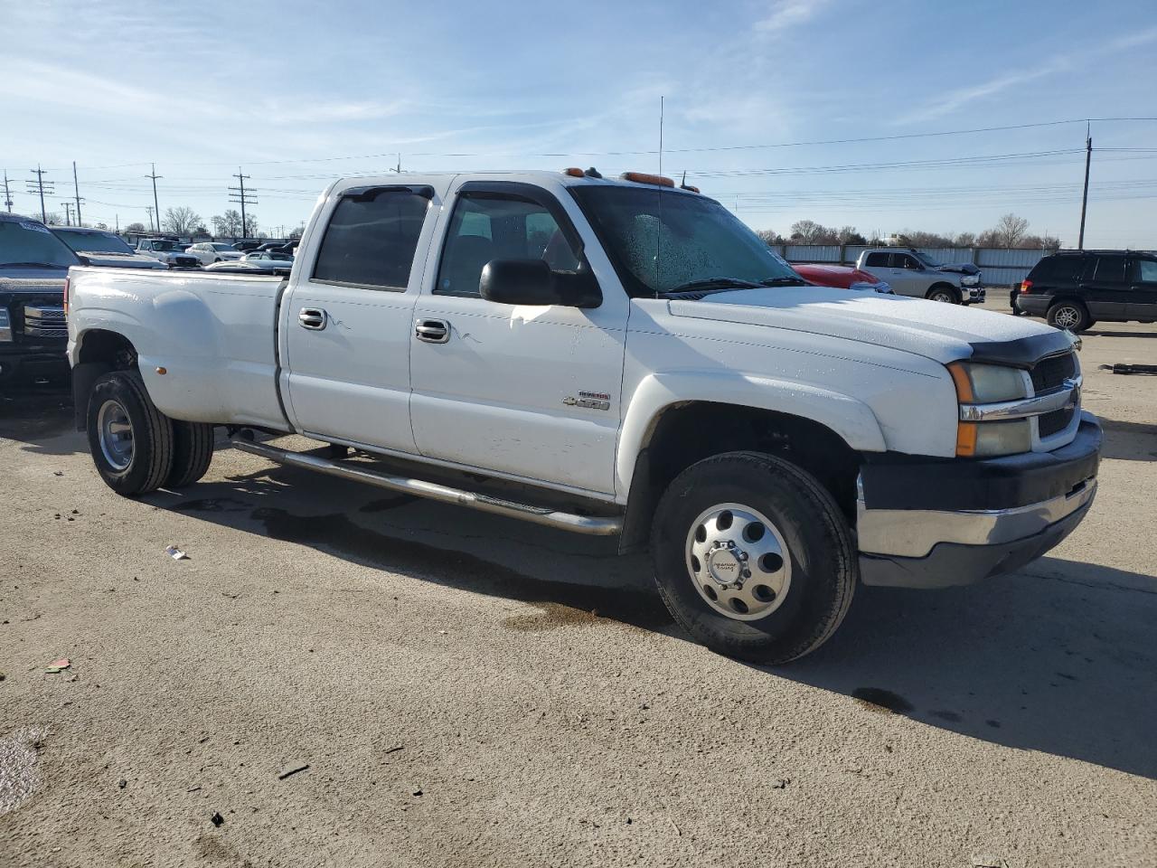 2003 Chevrolet Silverado VIN 1GCJK33153F252378 Copart auction photo, rear end damage thumbnail 4