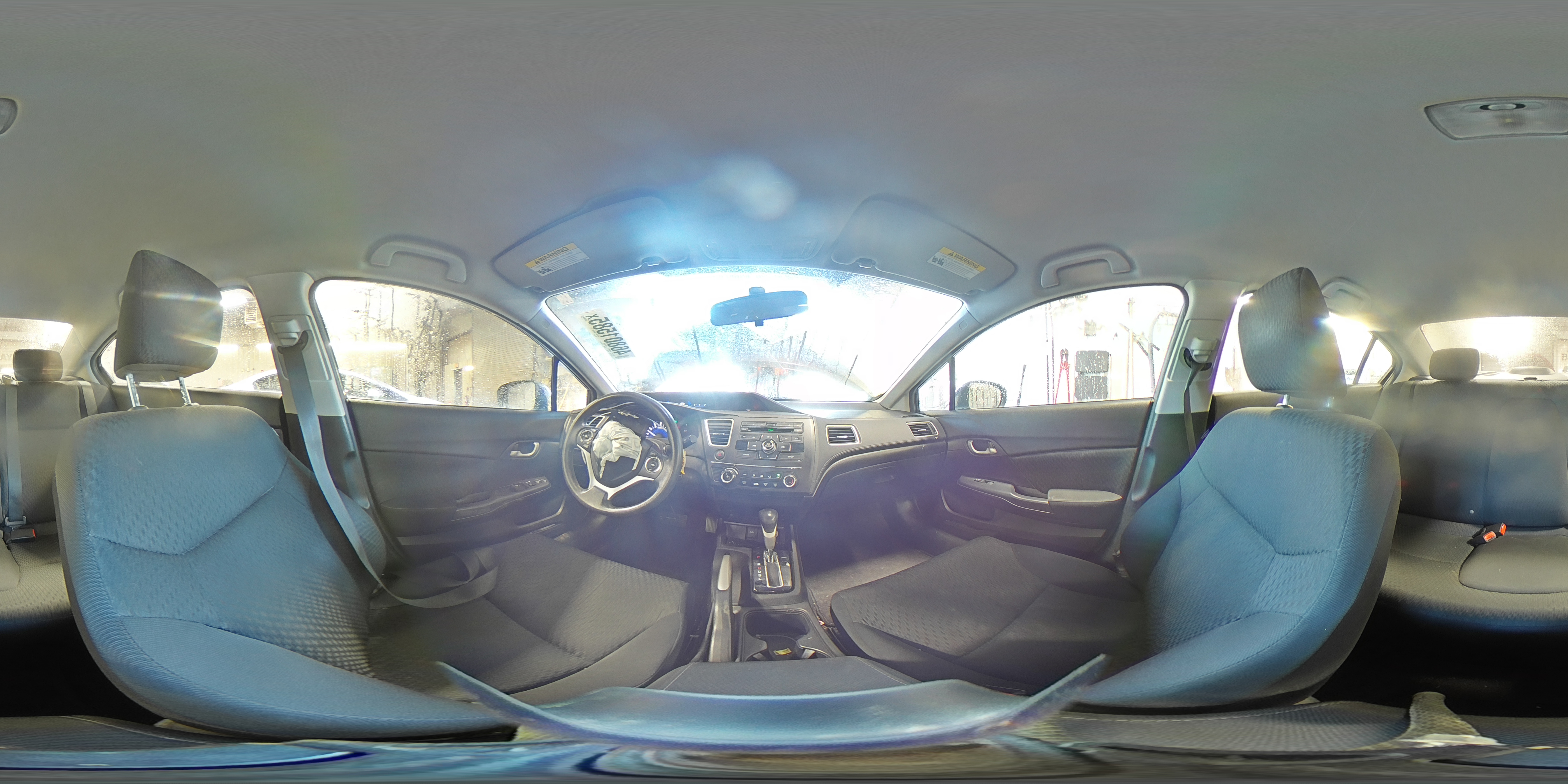 2014 Honda Civic VIN 2HGFB2F5XEH527616 Copart auction photo, front end damage thumbnail 14