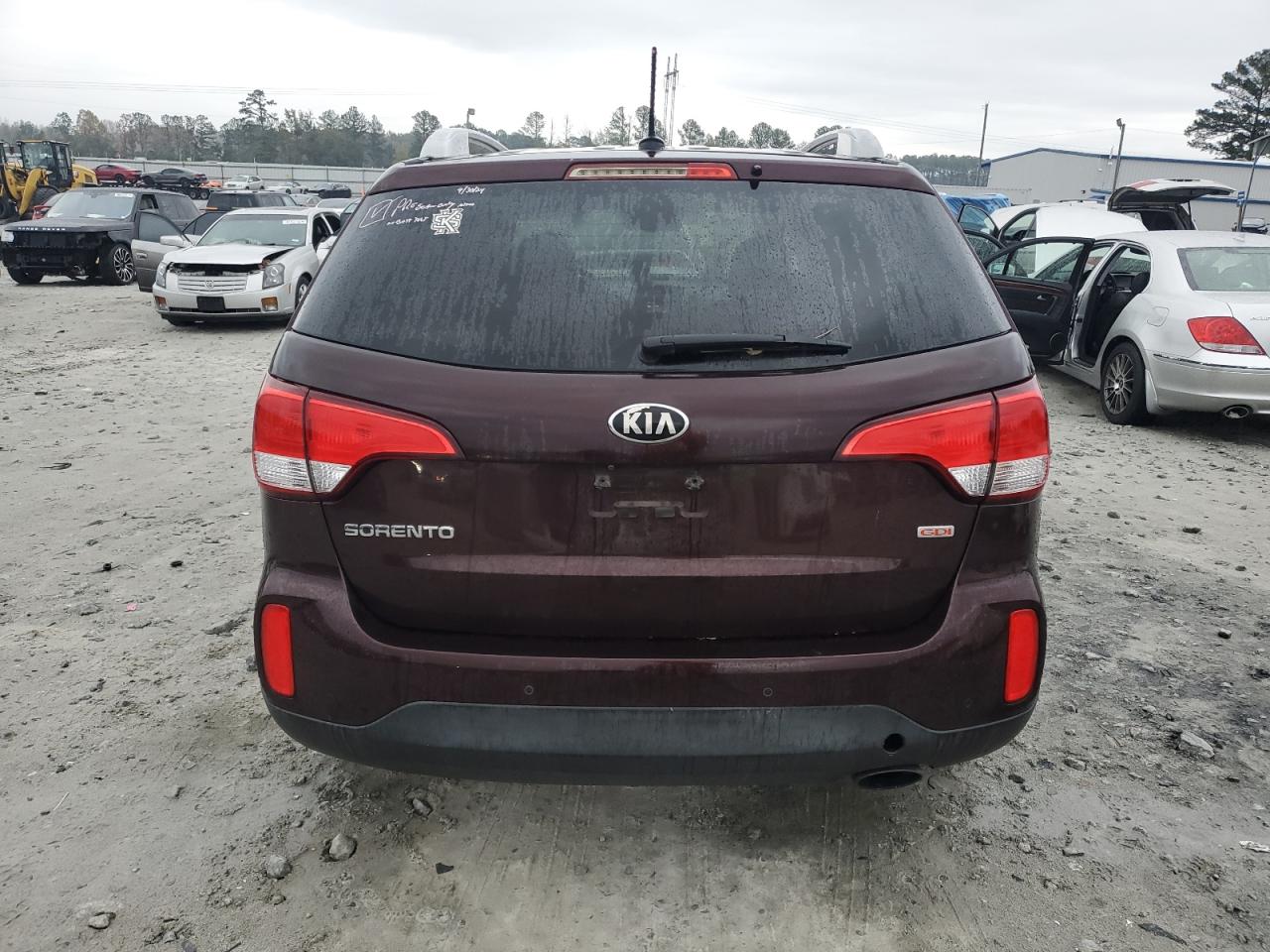 2015 KIA Sorento VIN 5XYKT3A62FG622767 Copart auction photo, vandalism / side damage thumbnail 6