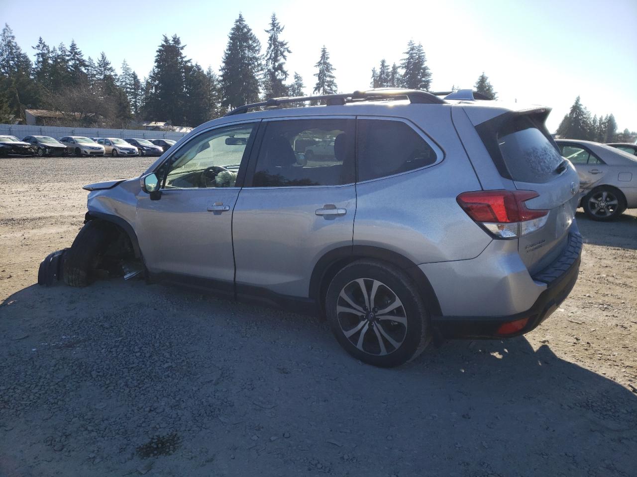 2019 Subaru Forester VIN JF2SKAUC2KH538329 Copart auction photo, front end / undercarriage damage thumbnail 2
