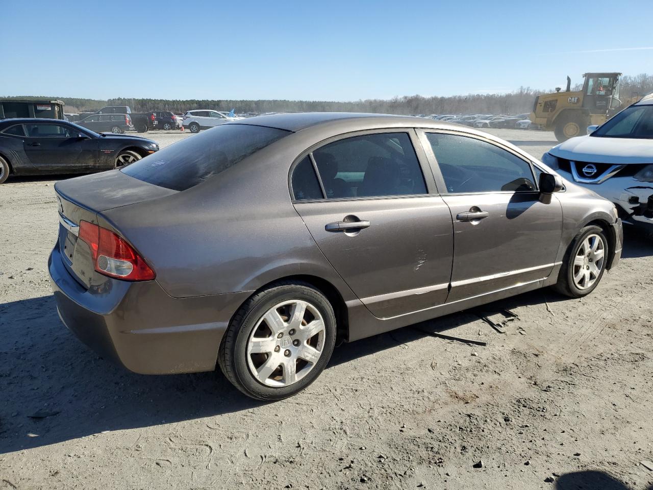 2009 Honda Civic VIN 1HGFA16599L020910 Copart auction photo, side damage thumbnail 3