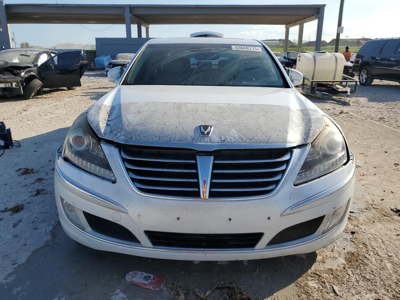 2011 Hyundai Equus VIN KMHGH4JF1BU029323 Copart auction photo, front end / minor dent/scratches damage thumbnail 5