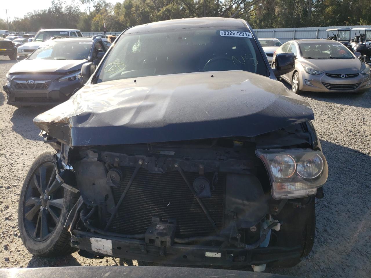2013 Dodge Durango VIN 1C4RDHAG1DC660879 Copart auction photo, front end damage thumbnail 5