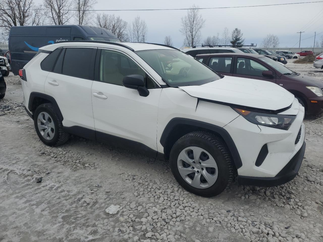 2019 Toyota RAV 4 VIN JTMF1RFV9KJ012305 Copart auction photo, front end damage thumbnail 4