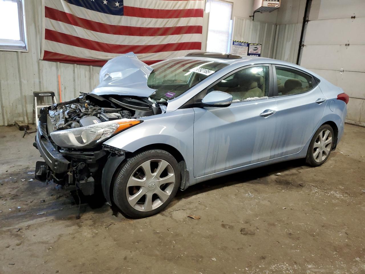 2013 Hyundai Elantra VIN KMHDH4AE7DU527653