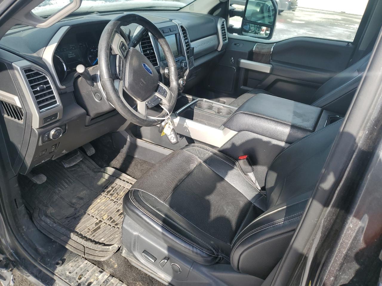 2017 Ford F350 VIN 1FT8W3BT8HEE74223 Copart auction photo, side / front end damage thumbnail 7