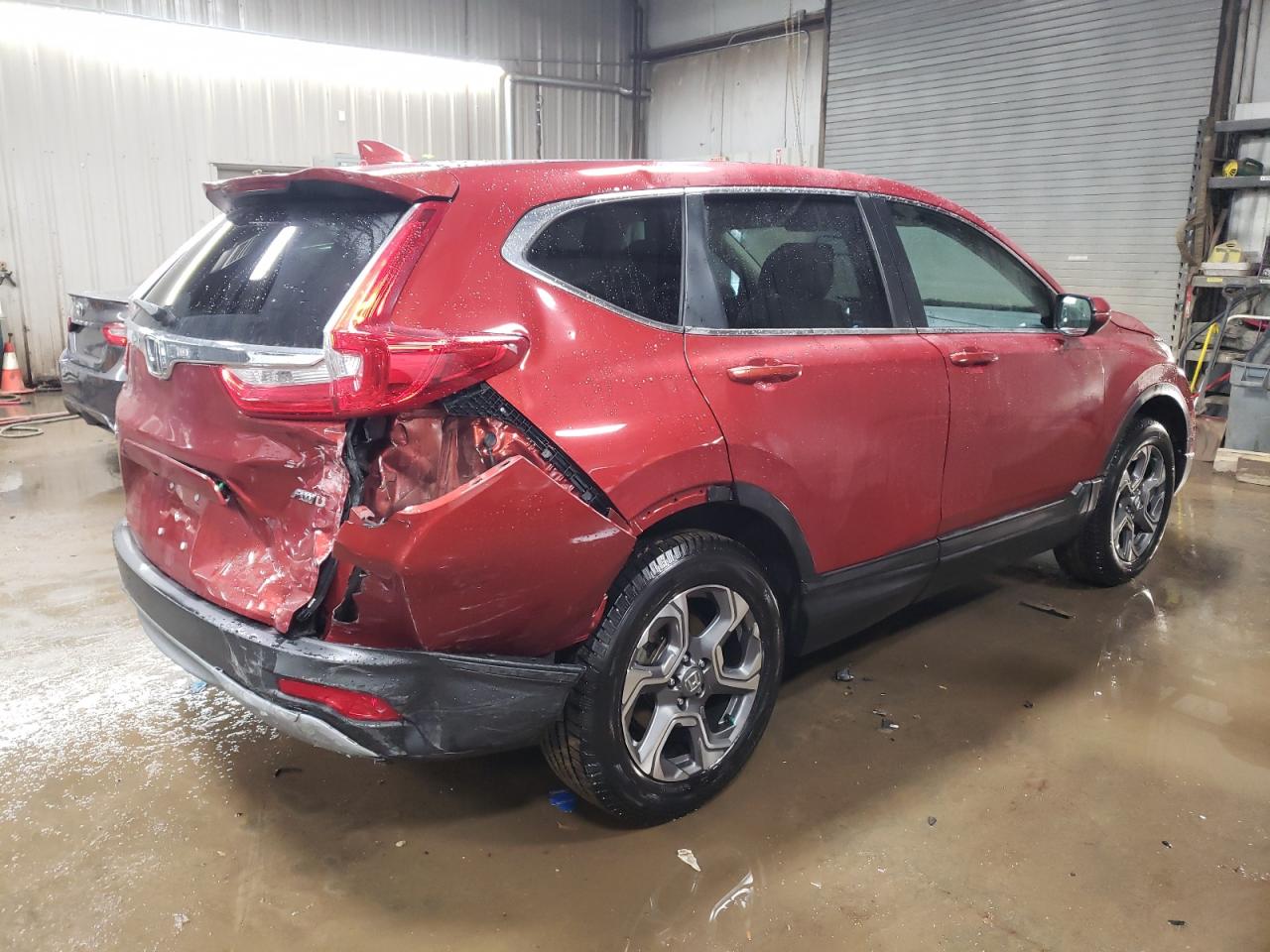 2017 Honda CR-V VIN 5J6RW2H83HL053369 Copart auction photo, rear end damage thumbnail 3