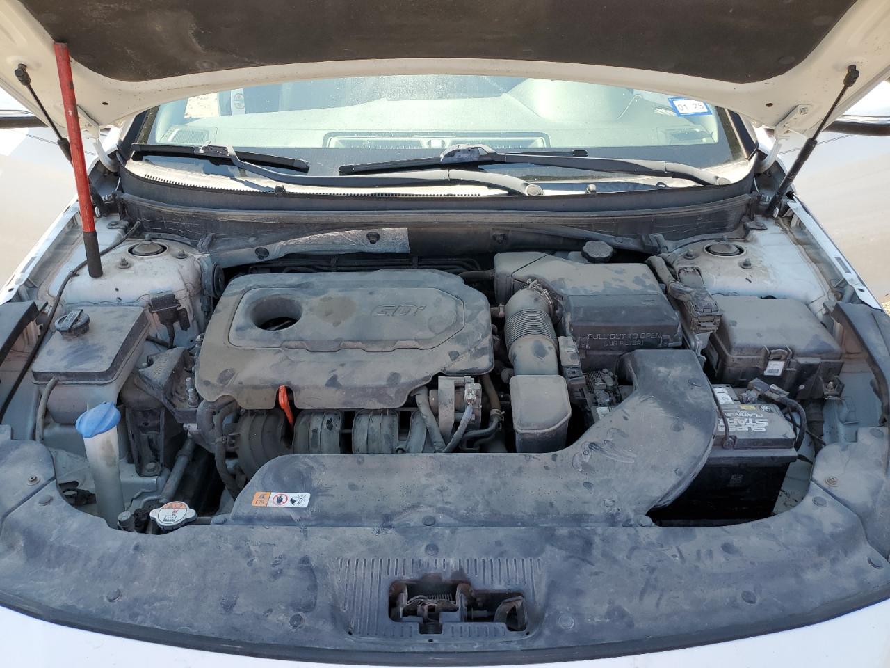 2017 Hyundai Sonata VIN 5NPE34AF0HH565001 Copart auction photo, front end / minor dent/scratches damage thumbnail 11