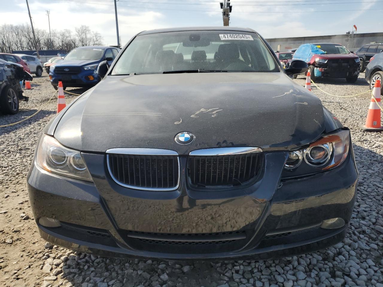 2007 BMW 3er VIN WBAVC53547FZ70794 Copart auction photo, front end damage thumbnail 5