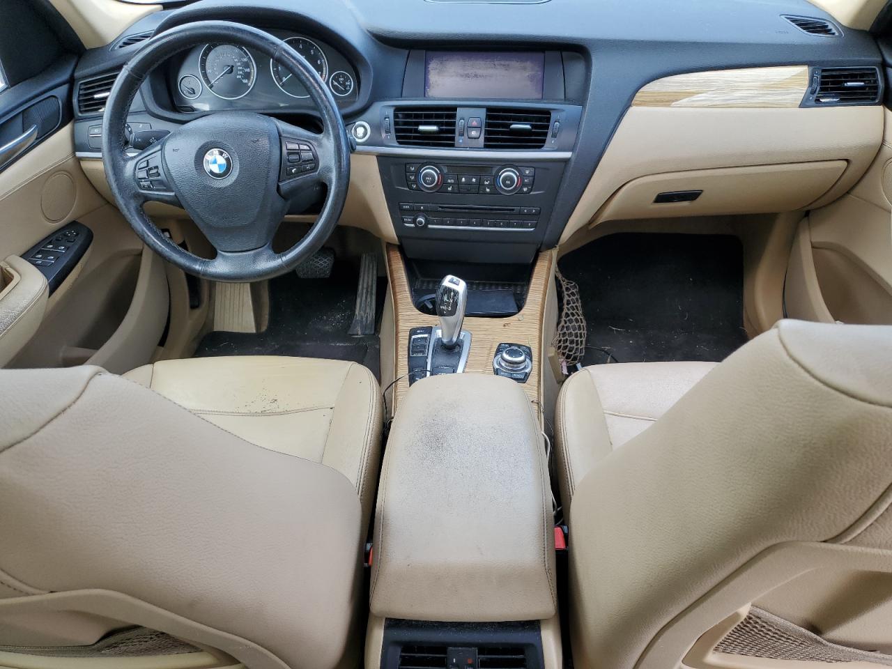 2013 BMW X3 VIN 5UXWX9C5XD0D00492 Copart auction photo, burn - engine damage thumbnail 8