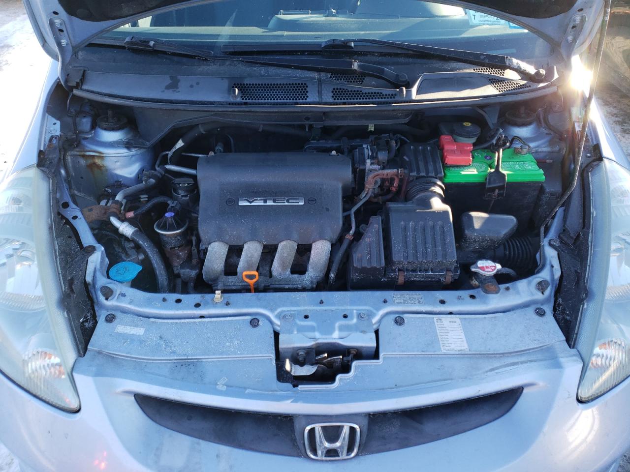 2008 Honda Fit VIN JHMGD38688S024414 Copart auction photo, side damage thumbnail 11