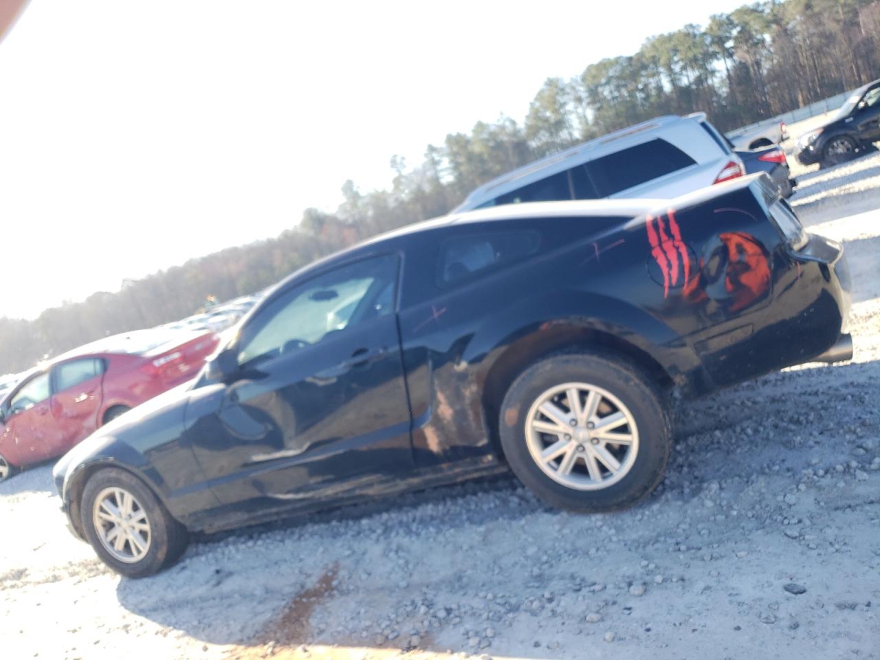 2007 Ford Mustang VIN 1ZVFT80N075369351 Copart auction photo, front end / side damage thumbnail 2