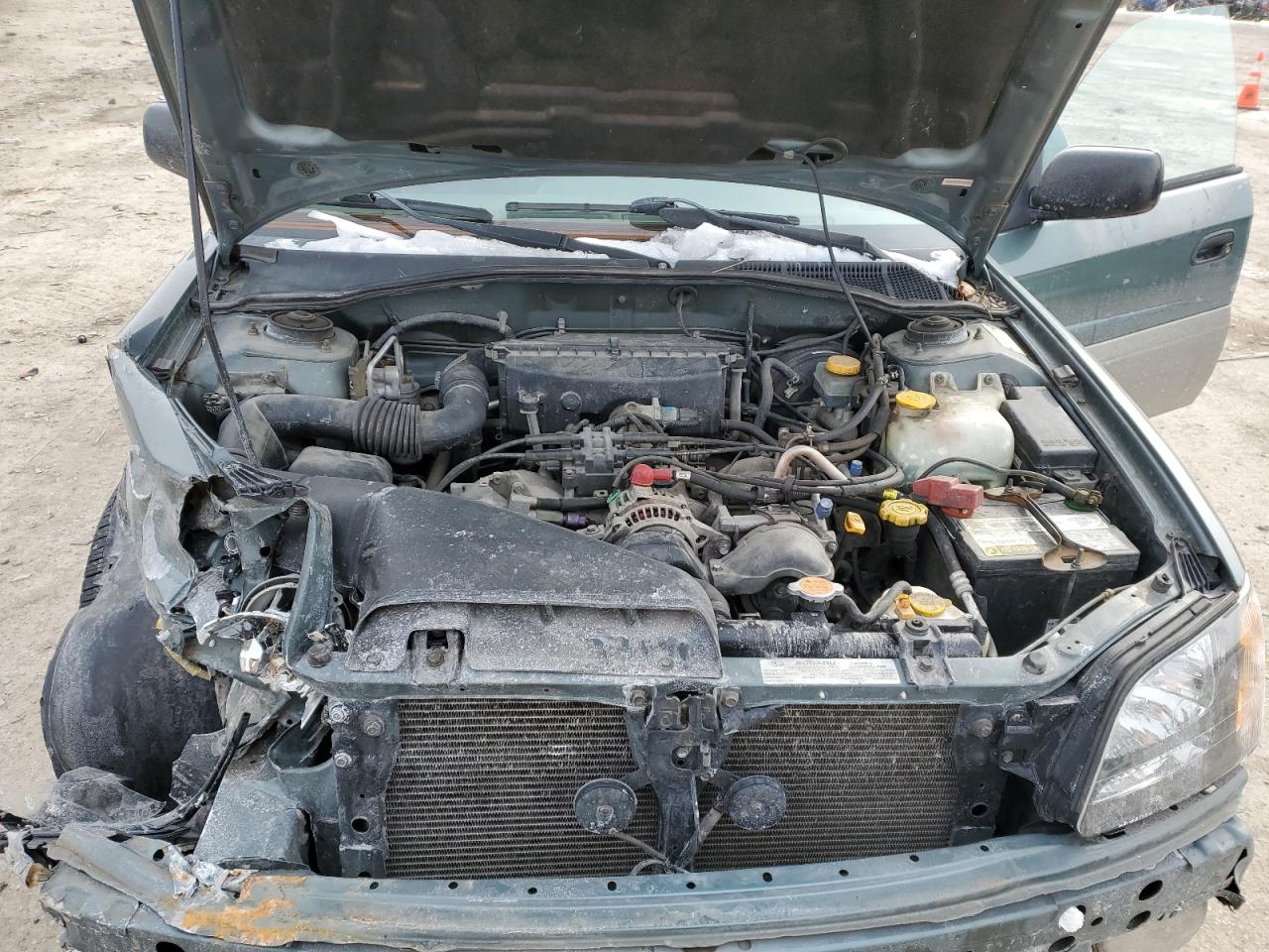 2001 Subaru Legacy VIN 4S3BH675417663070 Copart auction photo, front end / side damage thumbnail 11