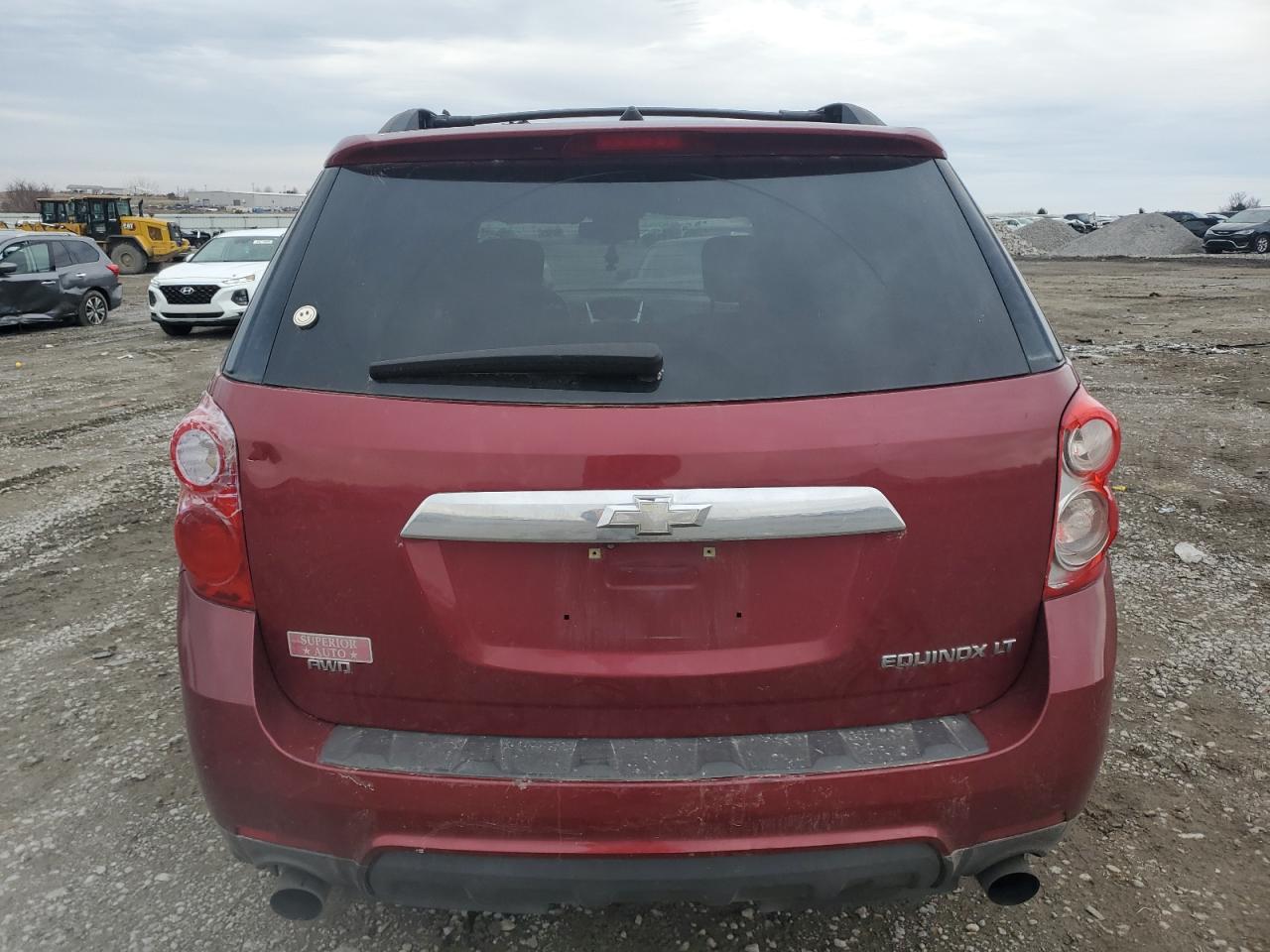 2012 Chevrolet Equinox VIN 2GNFLNE58C6350594 Copart auction photo, front end / minor dent/scratches damage thumbnail 6