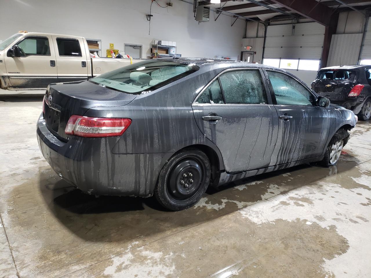 2011 Toyota Camry VIN 4T1BF3EK6BU724768 Copart auction photo, front end damage thumbnail 3
