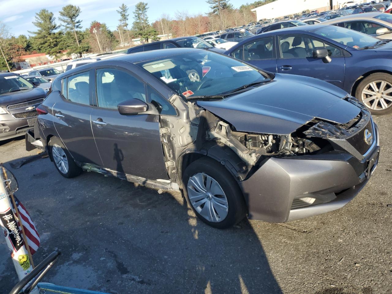2022 Nissan Leaf VIN 1N4AZ1BV9NC555226 Copart auction photo, front end / side damage thumbnail 4