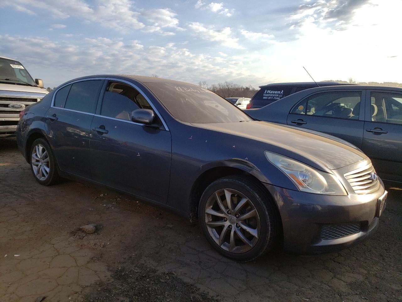 2007 Infiniti G VIN JNKBV61FX7M803903 Copart auction photo, side / minor dent/scratches damage thumbnail 4
