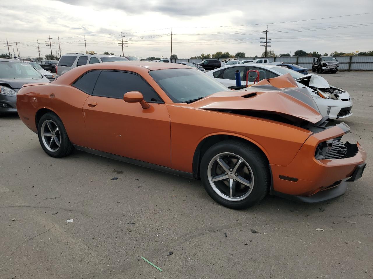 2011 Dodge Challenger VIN 2B3CJ4DG4BH575131 Copart auction photo, front end / undercarriage damage thumbnail 4