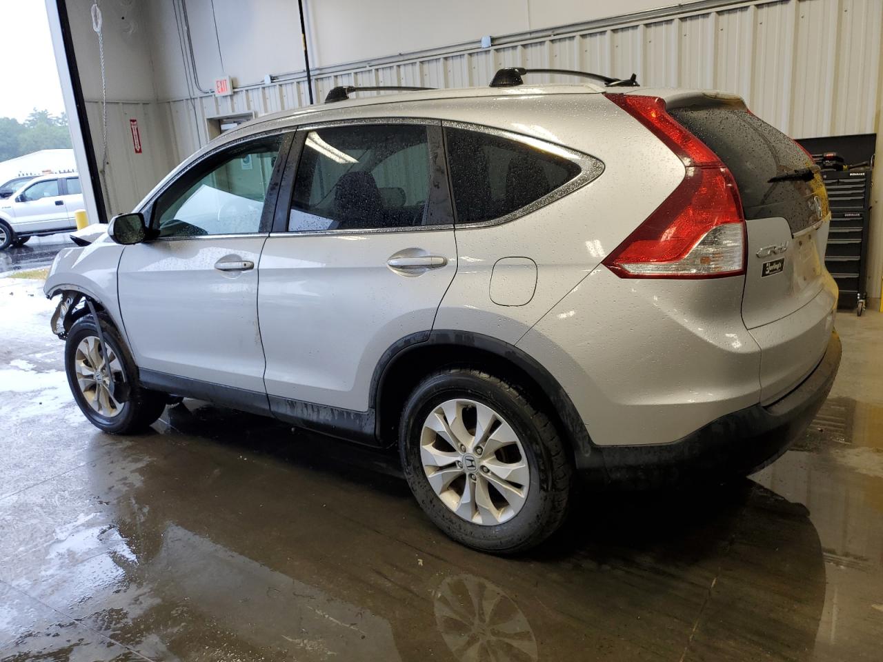 2013 Honda CR-V VIN 2HKRM4H78DH656525 Copart auction photo, front end / side damage thumbnail 2