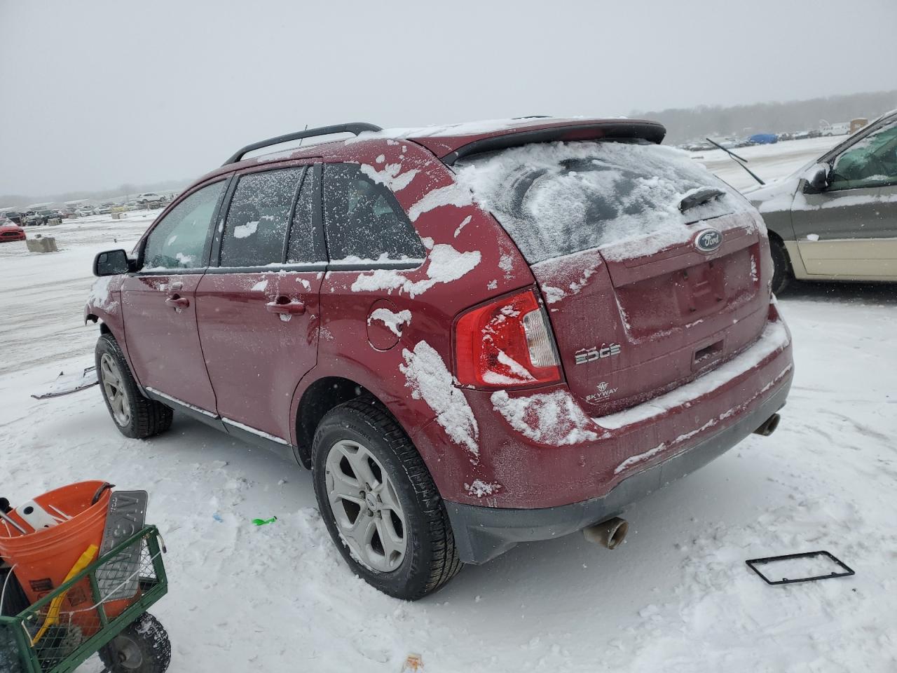 2013 Ford Edge VIN 2FMDK4JC2DBC42235 Copart auction photo, front end damage thumbnail 2