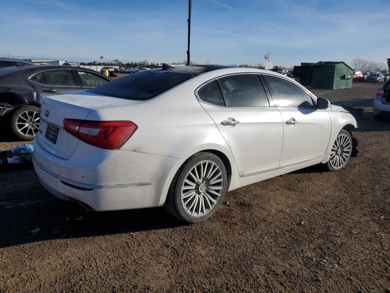 2015 KIA Cadenza VIN KNALN4D74F5168777 Copart auction photo, front end damage thumbnail 3