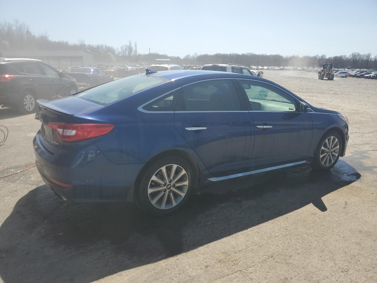 2017 Hyundai Sonata VIN 5NPE34AFXHH458456 Copart auction photo, side damage thumbnail 3