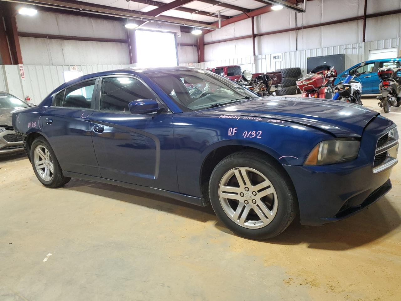 2013 Dodge Charger VIN 2C3CDXAT9DH647991 Copart auction photo, rear end / minor dent/scratches damage thumbnail 4