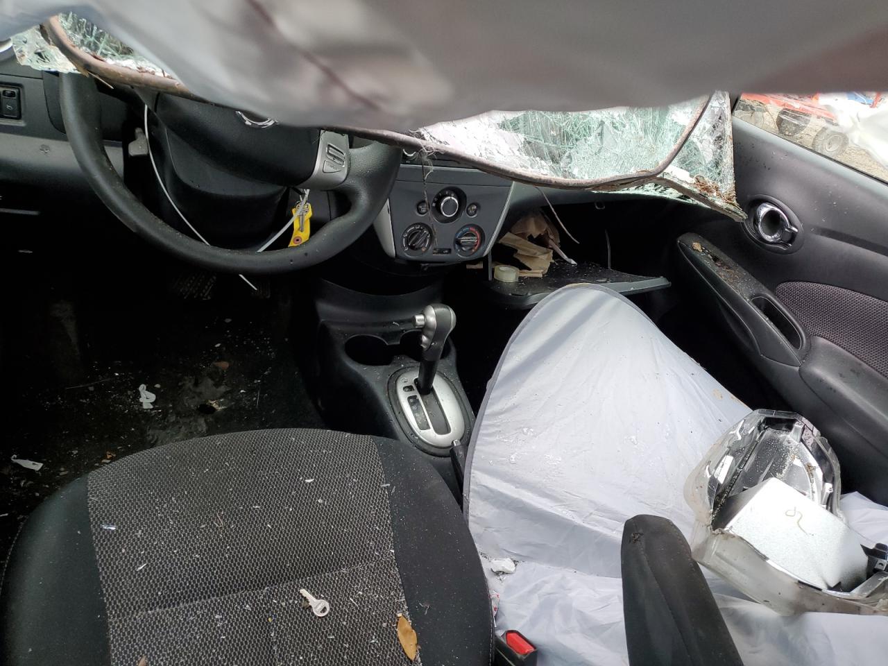 2015 Nissan Versa VIN 3N1CN7AP5FL897480 Copart auction photo, rollover damage thumbnail 8