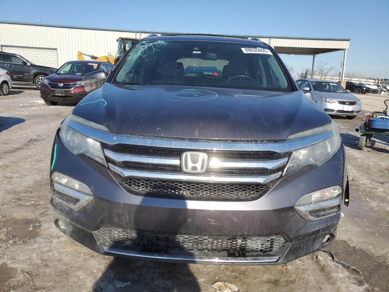 2016 Honda Pilot VIN 5FNYF5H98GB017920 Copart auction photo, all over damage thumbnail 5