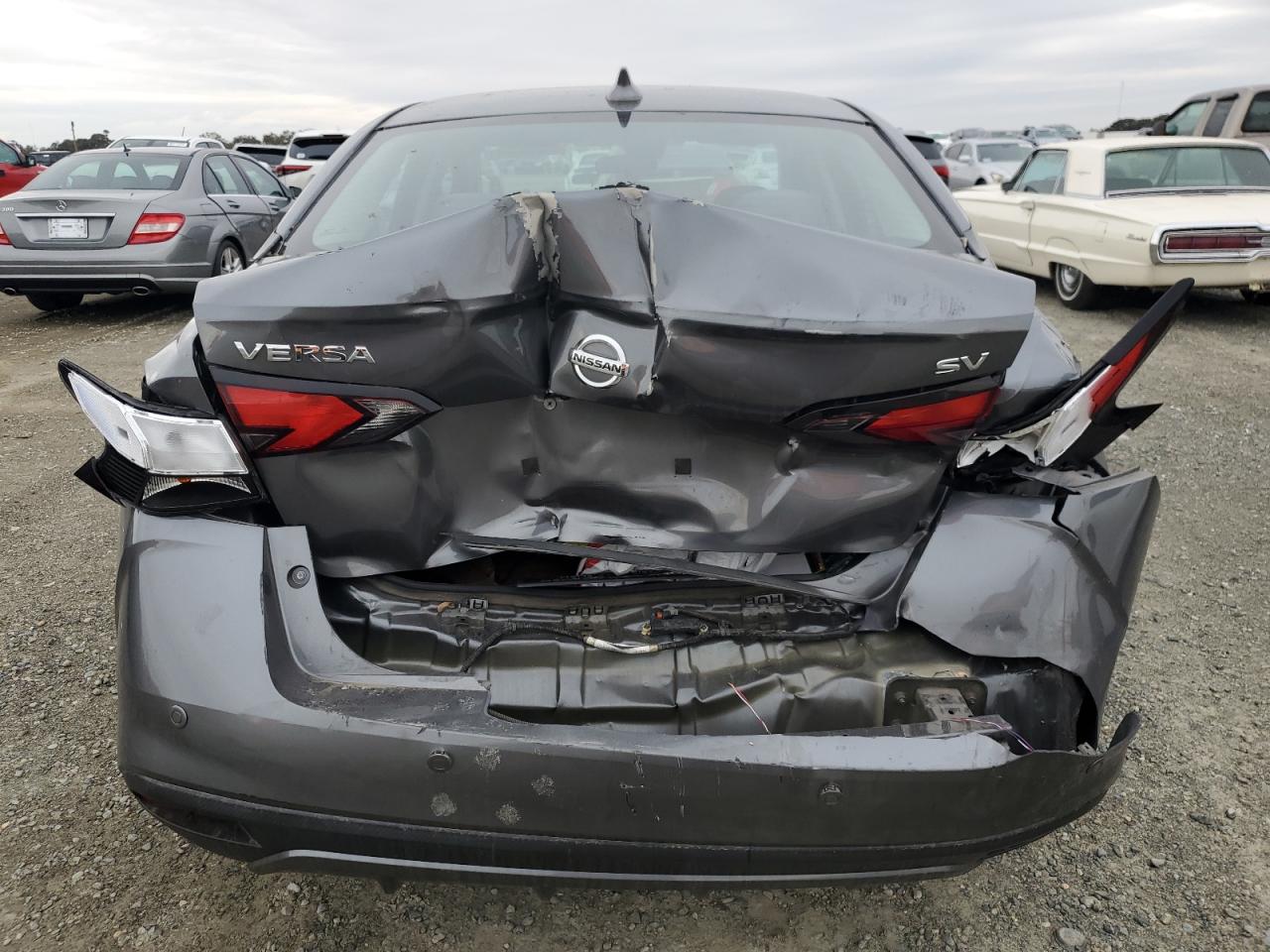 2021 Nissan Versa VIN 3N1CN8EV6ML877721 Copart auction photo, rear end damage thumbnail 6