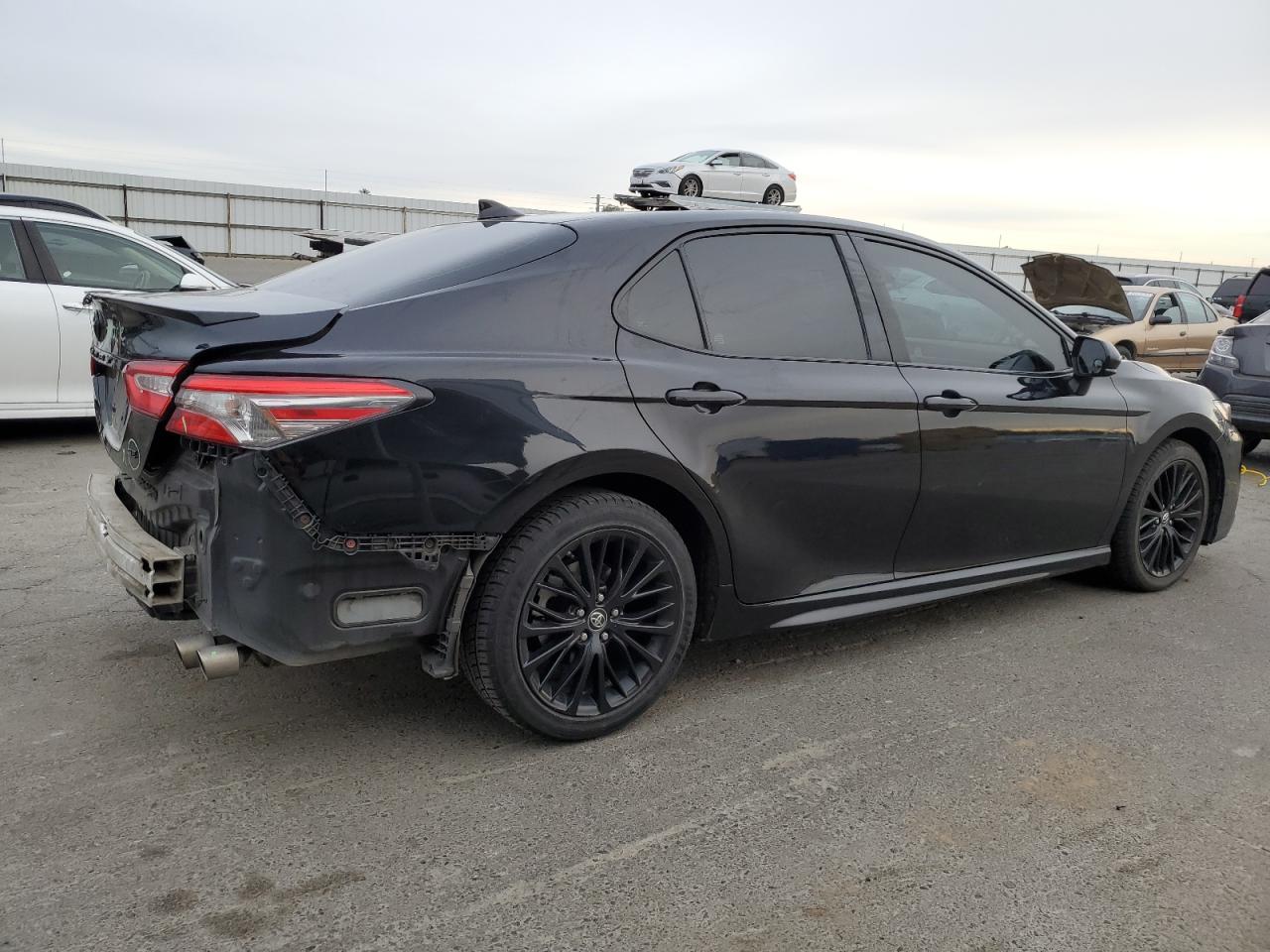 2019 Toyota Camry VIN 4T1B11HK8KU253351 Copart auction photo, rear end damage thumbnail 3