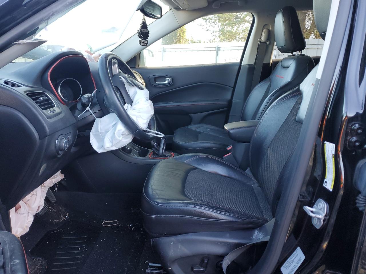 2018 Jeep Compass VIN 3C4NJDDB5JT128938 Copart auction photo, front end damage thumbnail 7
