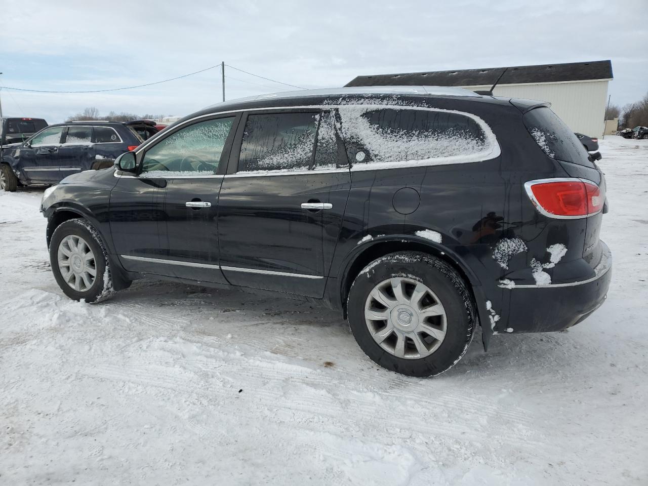 2017 Buick Enclave VIN 5GAKRBKD0HJ353372 Copart auction photo, front end damage thumbnail 2