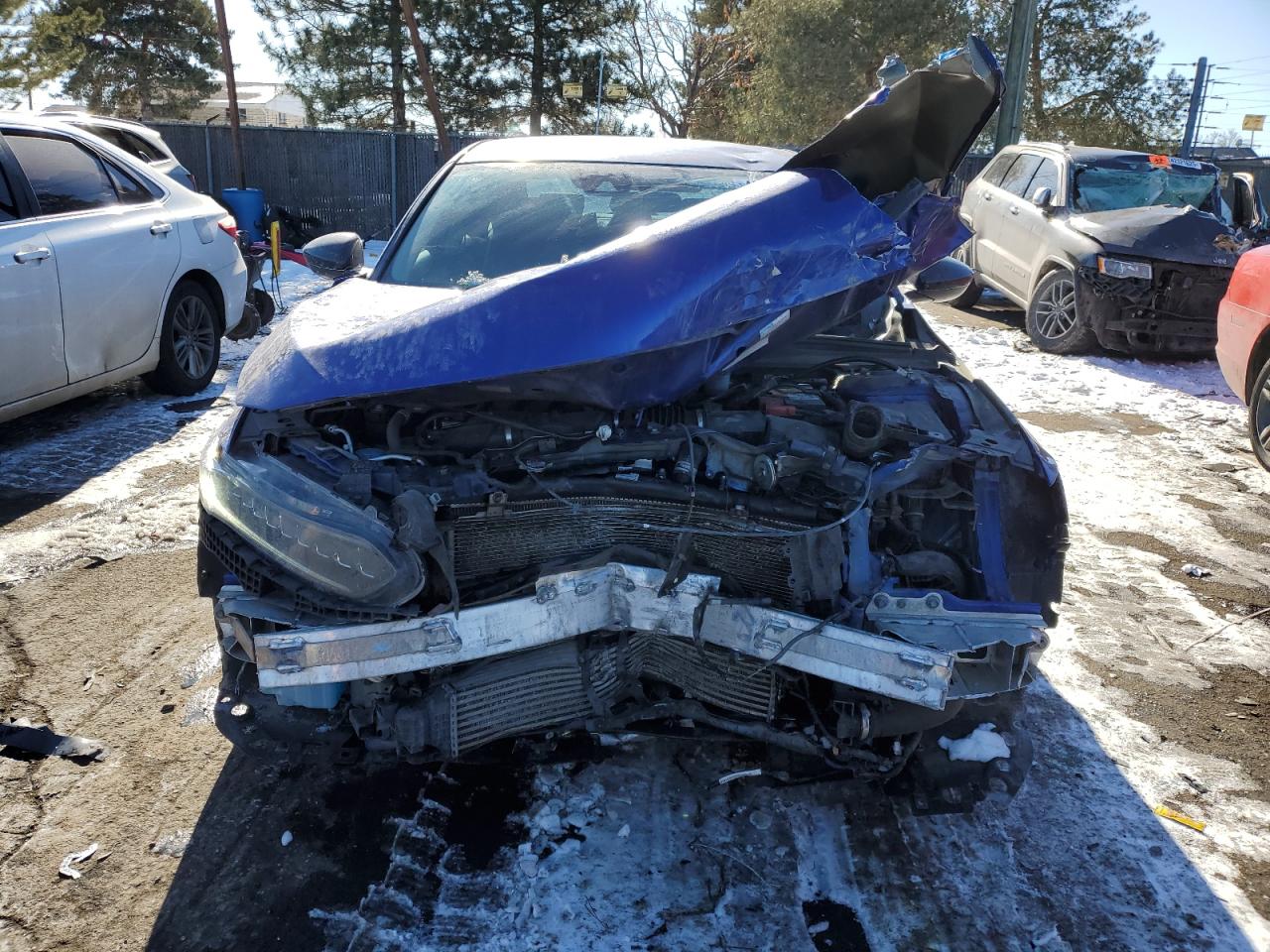 2022 Honda Accord VIN 1HGCV1F47NA035281 Copart auction photo, front end damage thumbnail 5