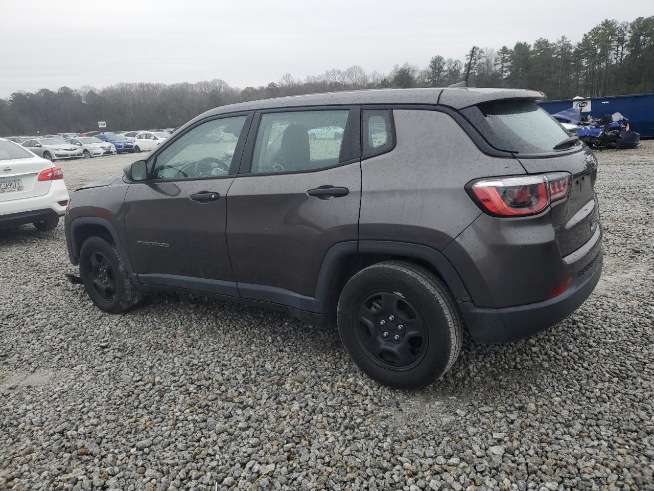 2020 Jeep Compass VIN 3C4NJCAB2LT219957 Copart auction photo, front end damage thumbnail 2
