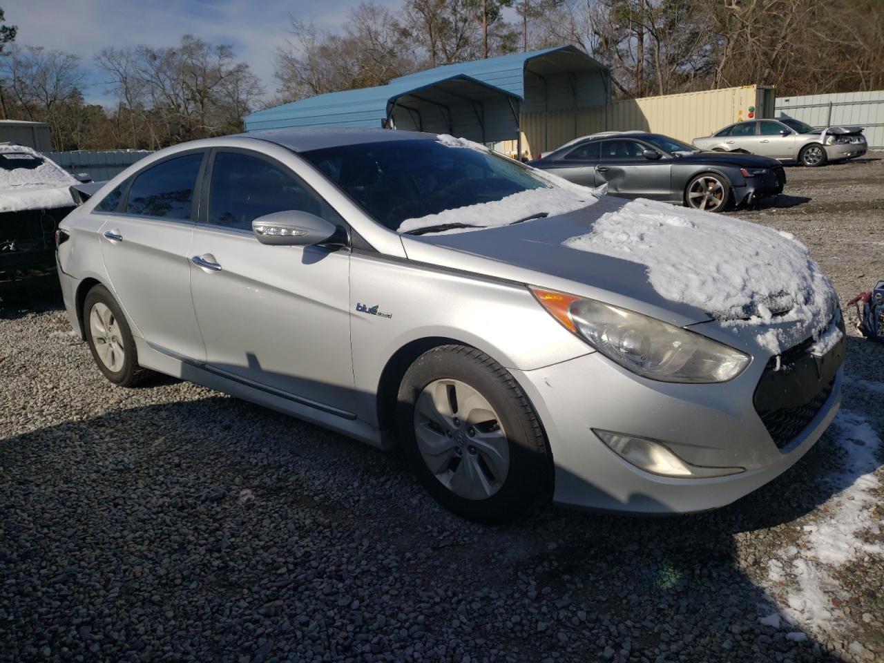 2015 Hyundai Sonata VIN KMHEC4A42FA135727 Copart auction photo, all over damage thumbnail 4